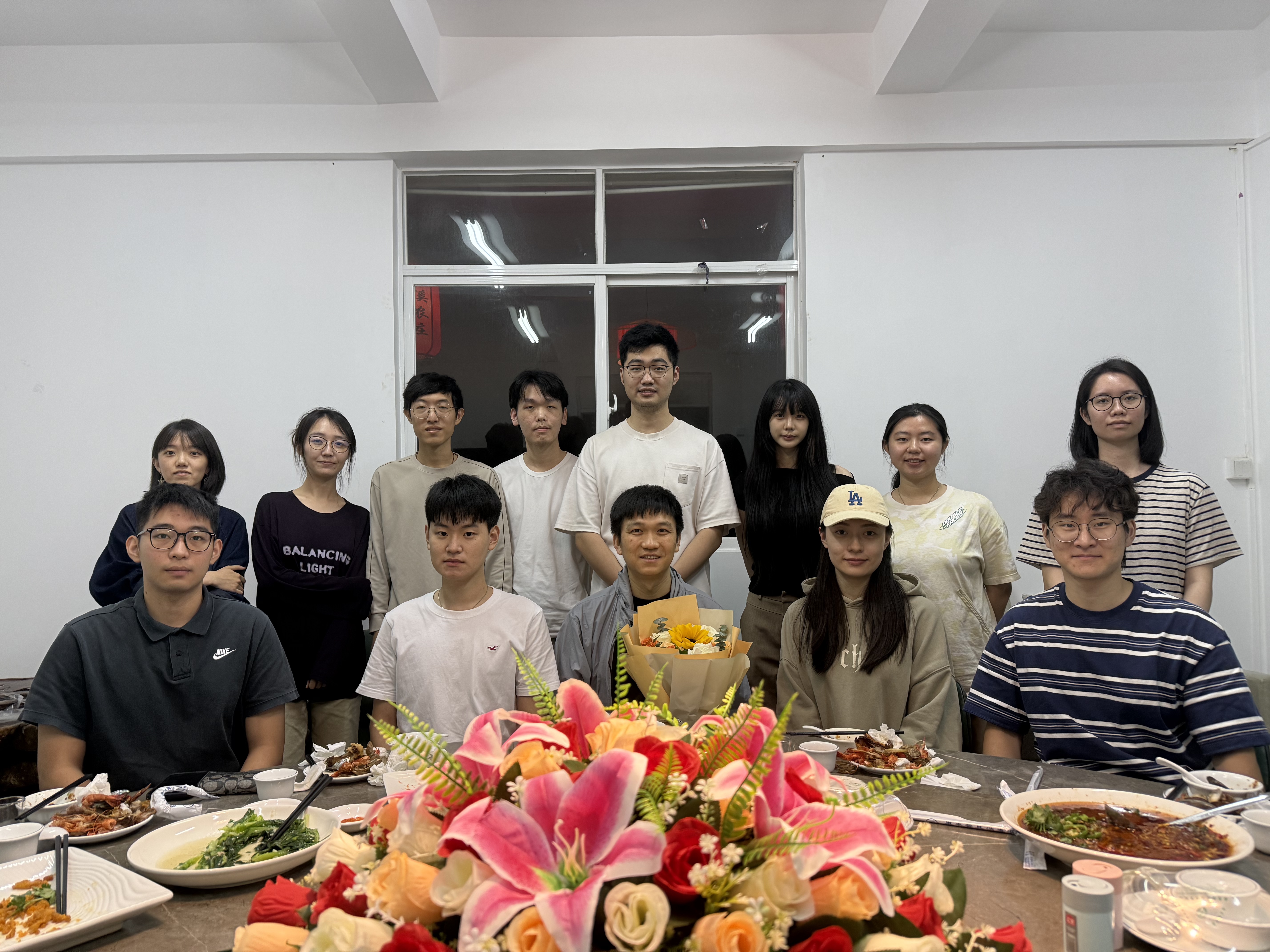 MNI Lab dinner to celebrate our graduating Master's students